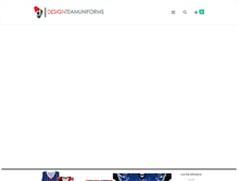 Tablet Screenshot of designteamuniforms.com